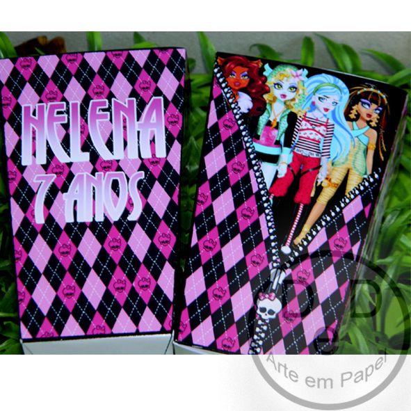 Caixa Pipoca Monster High